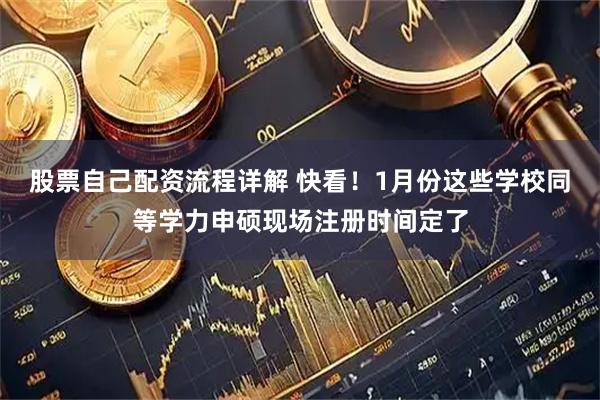 股票自己配资流程详解 快看！1月份这些学校同等学力申硕现场注册时间定了