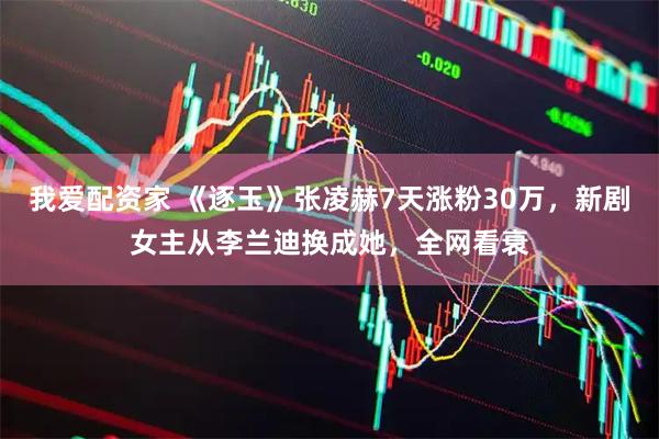 我爱配资家 《逐玉》张凌赫7天涨粉30万，新剧女主从李兰迪换成她，全网看衰